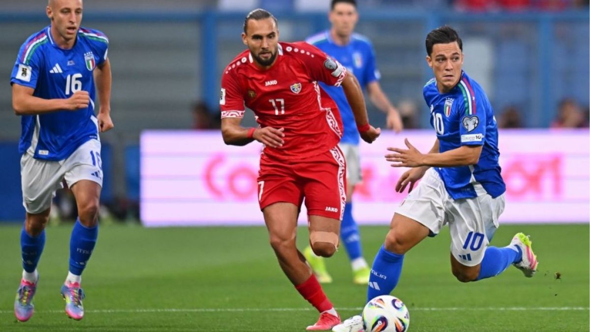 Hasil Italia vs Moldova: 2-0